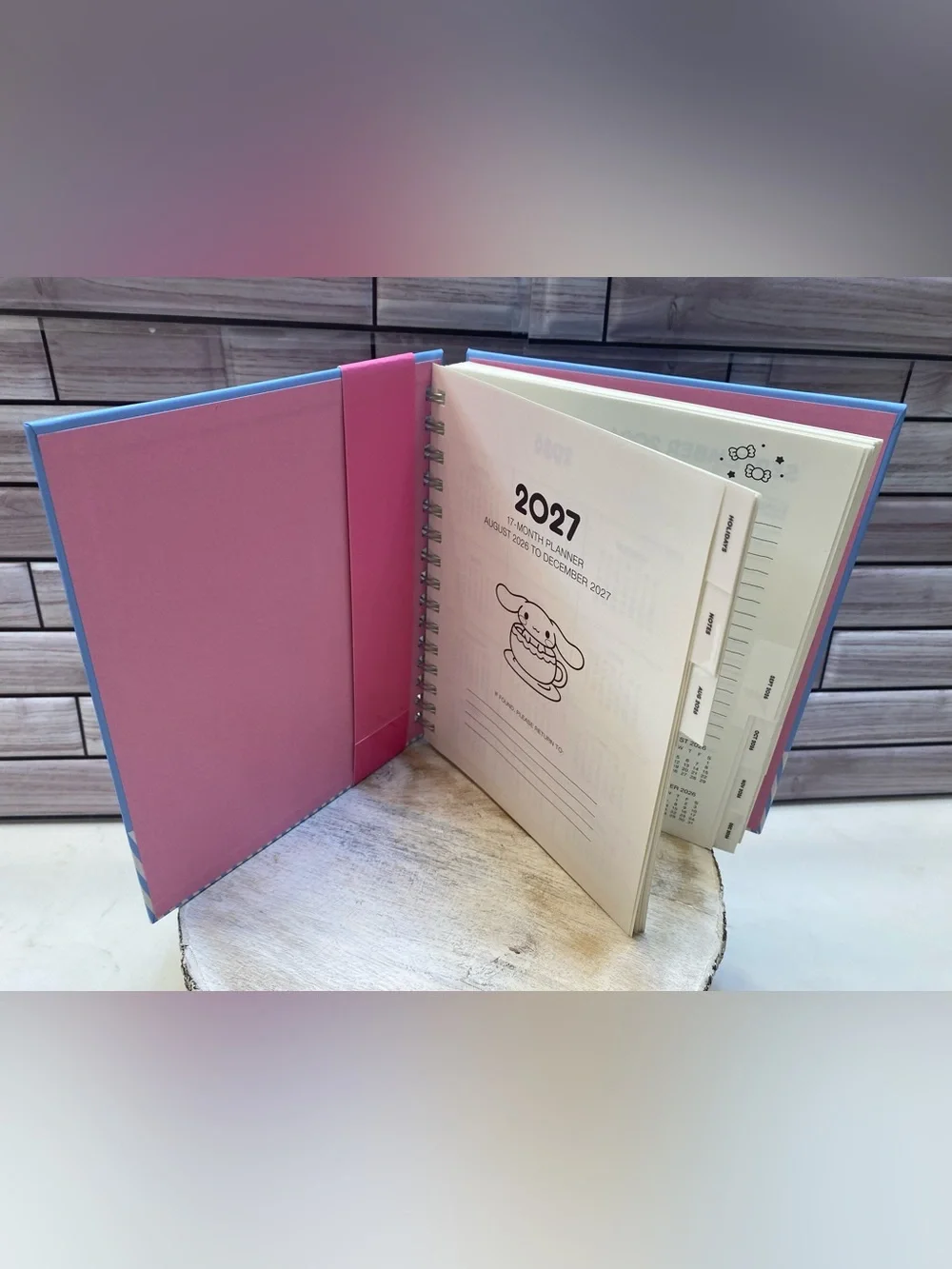 Cinnamoroll ❤️ 2027 17-month Monthly & Weekly Planner / Agenda New